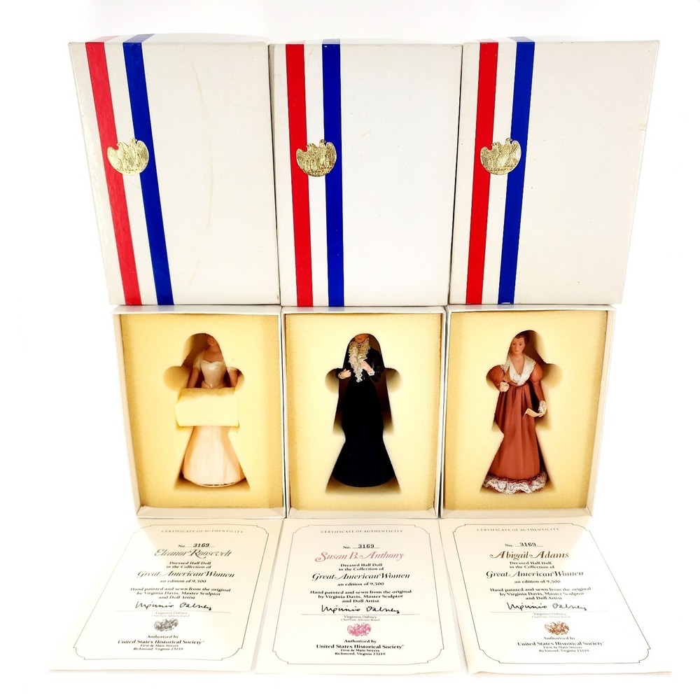 Great American Women United States Historical Society Lot Of 3